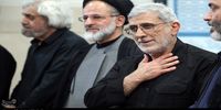 خوش‌و‌بش لاریجانی با سردار قاآنی در مراسم حاج رمضان/ حدادعادل و خطیب هم بودند +تصاویر 