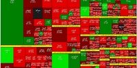 سقوط 21 هزار واحدی شاخص بورس / نقشه بازار سهام در نیمه اول معاملات