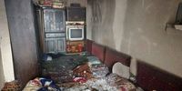 آتش‌سوزی مهیب در یک خانه مسکونی در تهران 