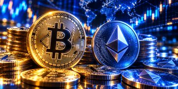 قیمت بیت‌کوین و اتریوم امروز چهارشنبه ۶ آبان  ۱۴۰۵ | افزایش قیمت بیت کوین