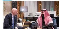 ملاقات دروغین بن سلمان با رئیس فیفا + عکس
