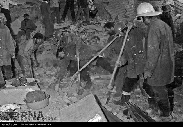 گزارش تصویری انفجار حزب جمهوری اسلامی در هفتم تیر 1360