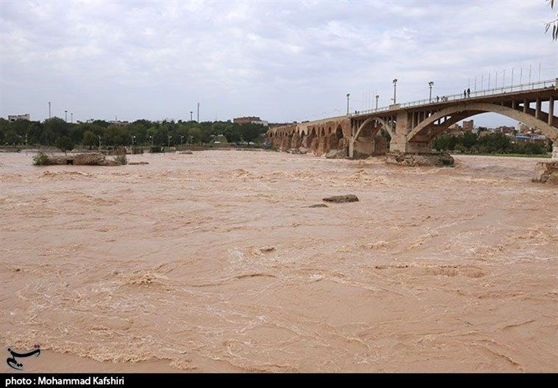 فیلم روستای "رگبه" از توابع شهرستان شادگان در استان خوزستان که زیر آب رفت