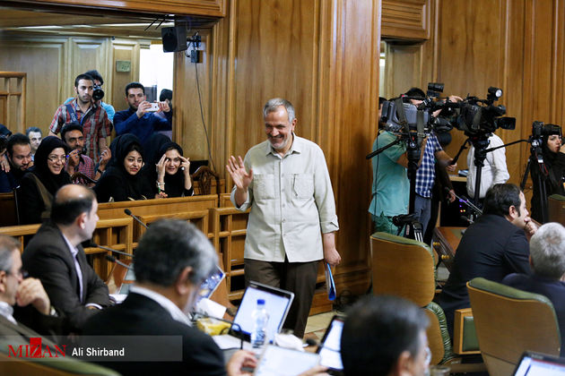 ادای سوگند شهردار تهران در جلسه امروز شورای شهر
