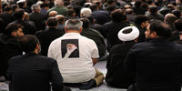 عکسی از خوش و بش حسین طائب و سردار عزیز جعفری در یک مراسم
