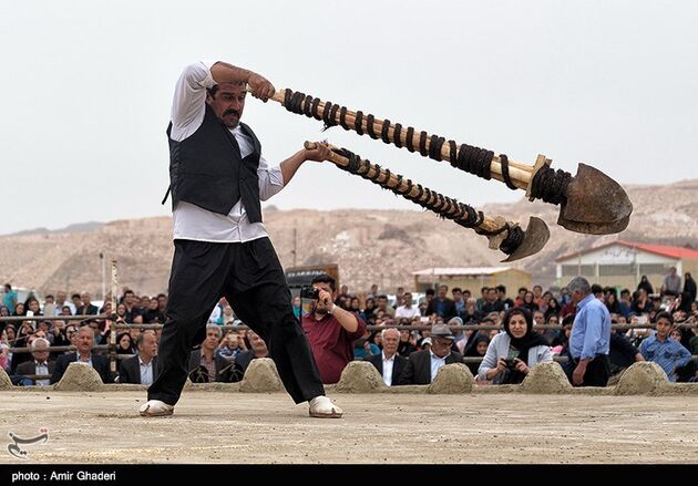 آیین بیل گردانی در شهرستان نیم ور
