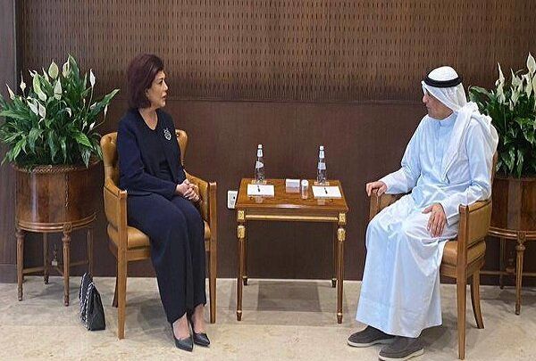 دیدار سفیر عراق در عربستان با دبیر کل شورای همکاری خلیج فارس