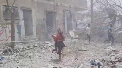 پناهگاه آوارگان فلسطینی زیر آتش متجاوزان
