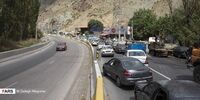 ترافیک پرحجم در محورهای هراز و کندوان