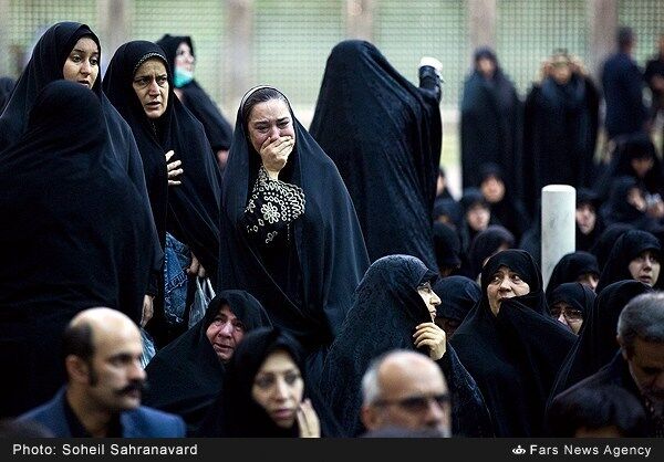 تشییع پیکر مرحومه «مرضیه حدیدچی»