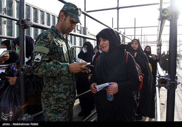 خروج زائران اربعین حسینی از مرز مهران