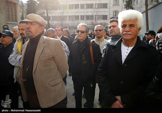 تشییع پیکر مرحوم کاظم افرندنیا