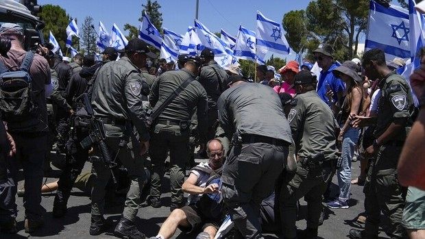 ابراز نگرانی بیشتر اسرائیلی ها از وقوع جنگ داخلی