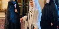 پوشش همسر رئیس جمهور عراق در دیدار با جمیله علم الهدی+ تصاویر