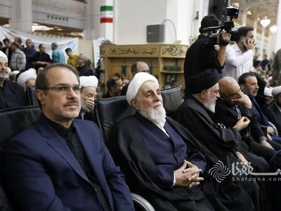 تصاویر| در چهلمین روز شهادت علی لاریجانی...