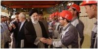 رئیسی به دیدار کارگران هفت تپه رفت+عکس