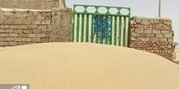 تصاویری عجیب از ارتفاع شن در سیستان و بلوچستان تا دیوار خانه‌ها+عکس
