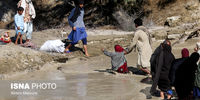 گزارش تصویری از سیل در منطقه «عورکی» سیستان و بلوچستان