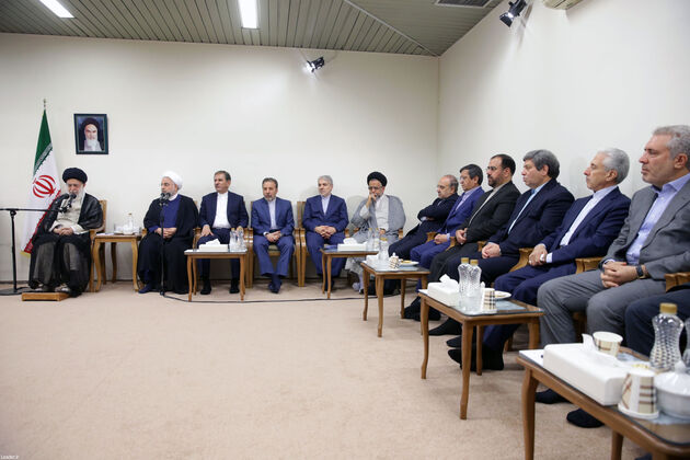 دیدار هیئت دولت با رهبری