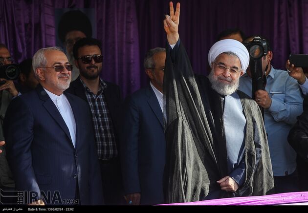 تصاویر سخنرانی حسن روحانی در میدان نقش جهان اصفهان