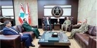 سفیر ایران با وزیر دفاع و فرمانده ارتش لبنان دیدار کرد