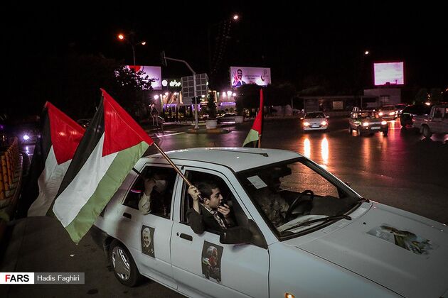 راهپیمایی خودرویی همبستگی با ملت فلسطین