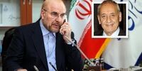  لبنان؛ محور گفتگوی تلفنی قالیباف و نبیه بری