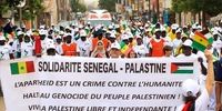 مردم سنگال در حمایت از مردم فلسطین تظاهرات کردند