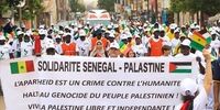 مردم سنگال در حمایت از مردم فلسطین تظاهرات کردند