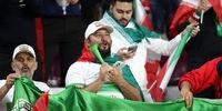 عکسی از  رهبر شهید انقلاب روی لباس هواداران ایران در آمریکا