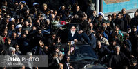 تصاویری از مراسم تشییع پیکر آیت الله هاشمی شاهرودی از مصلی تهران