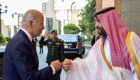 تمسخر جو بایدن توسط ولیعهد عربستان در یک مراسم خصوصی