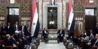 گفت‌و‌گوی هیات پارلمانی ایران با رئیس پارلمان سوریه