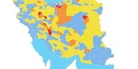 تغییر نقشه رنگبندی کرونایی کشور/افزایش شهرهای قرمز