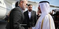  علی لاریجانی وارد دوحه شد + عکس