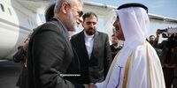  علی لاریجانی وارد دوحه شد + عکس