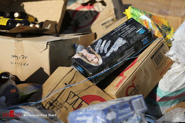 امحا ۱۴۰ تن کالای قاچاق در اصفهان
