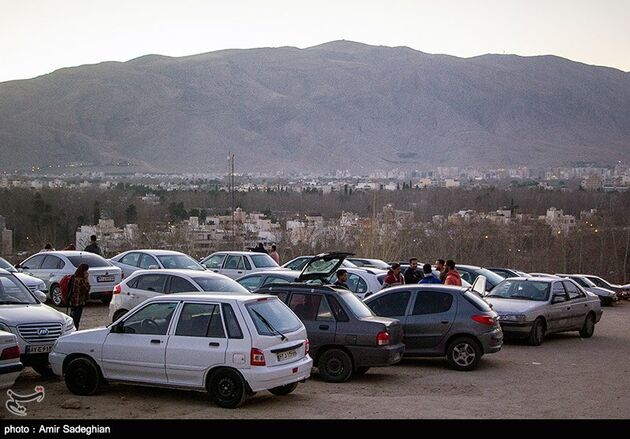 پیاده روی شیراز