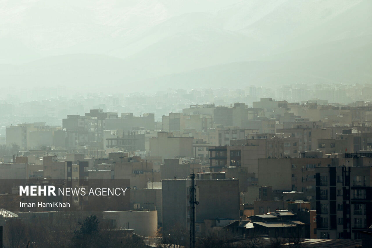 تصاویر| آلودگی هوای همدان