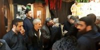 محمود احمدی نژاد در مراسم ترحیم برادرش + عکس