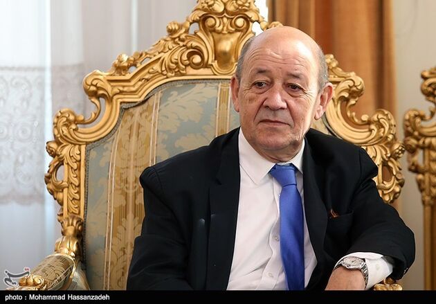دیدار وزیر خارجه فرانسه با دبیر شورای عالی امنیت ملی