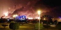 حمله پهپادی گسترده به مخازن نفتی عربستان
