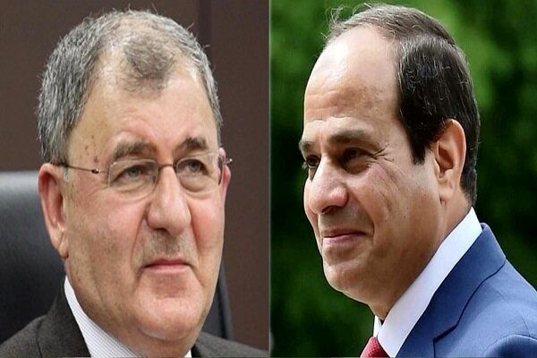 پیام ویژه رئیس جمهور مصر برای همتای عراقی