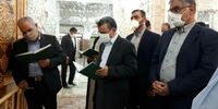 محمود احمدی نژاد به قم رفت+ تصاویر