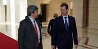 دیدار مهم بشار اسد با وزیر خارجه امارات