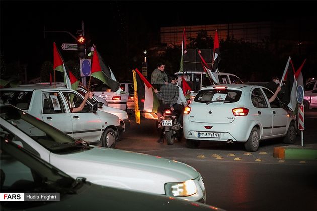 راهپیمایی خودرویی همبستگی با ملت فلسطین