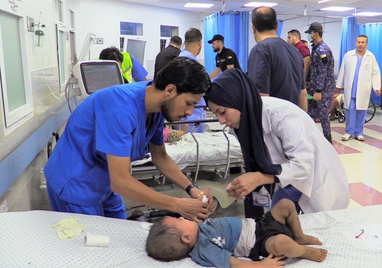 بیمارستان العوده غزه در آستانه بمباران اسرائیل/ حمله به بیمارستان کودکان با فسفر سفید