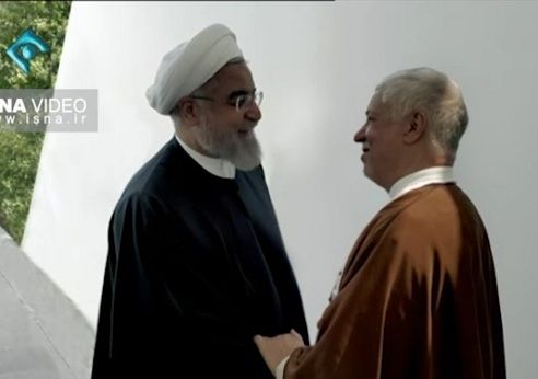 روحانی در جمع نمایندگان : آیت الله هاشمی گفت اگر در انتخابات حاضر نشوید وضع بدتر از قبل می‌شود