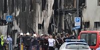  برخورد یک هواپیمای سبک با ساختمان اداری