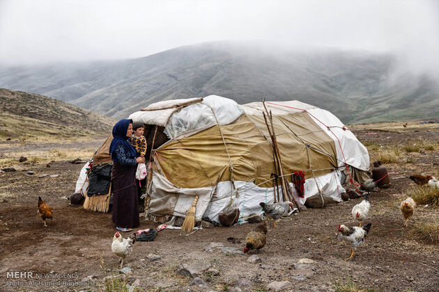 زندگی عشایر مغان در دامنه سبلان